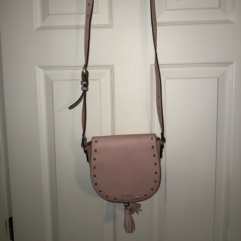 Victoria's Secret Pink Crossbody Bag with Tassel